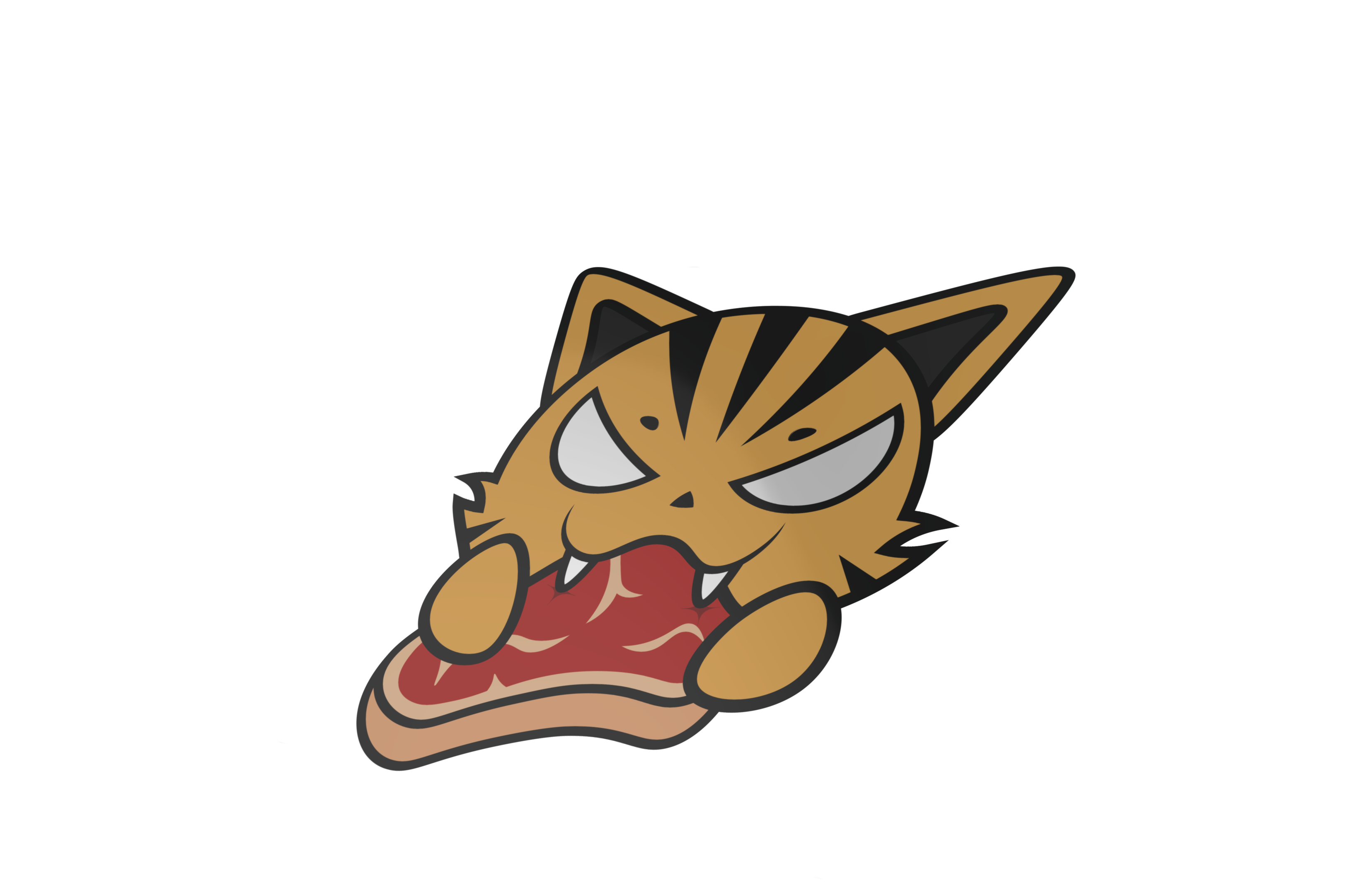 Tora Hungry Decal