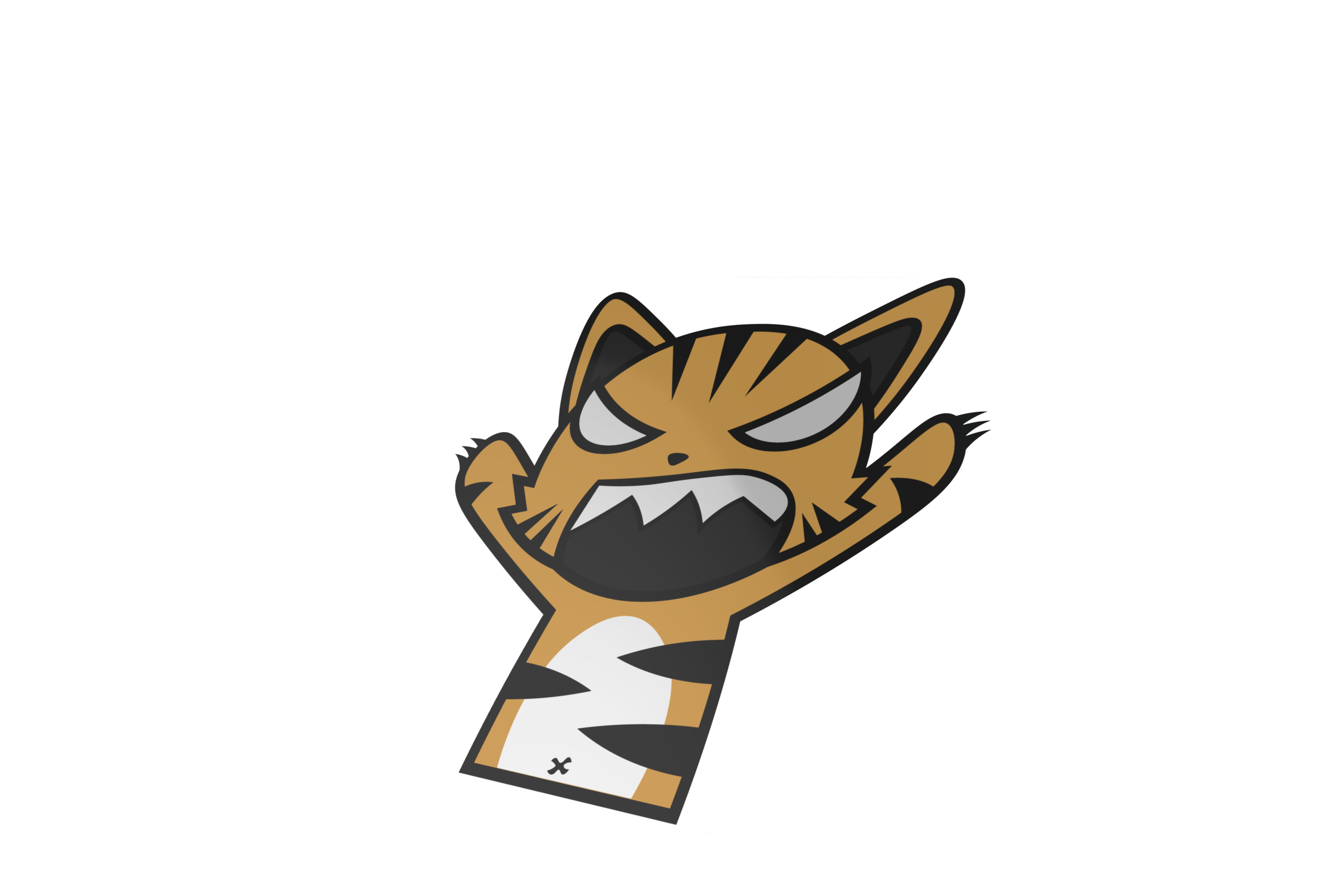 Tora Scary Decal
