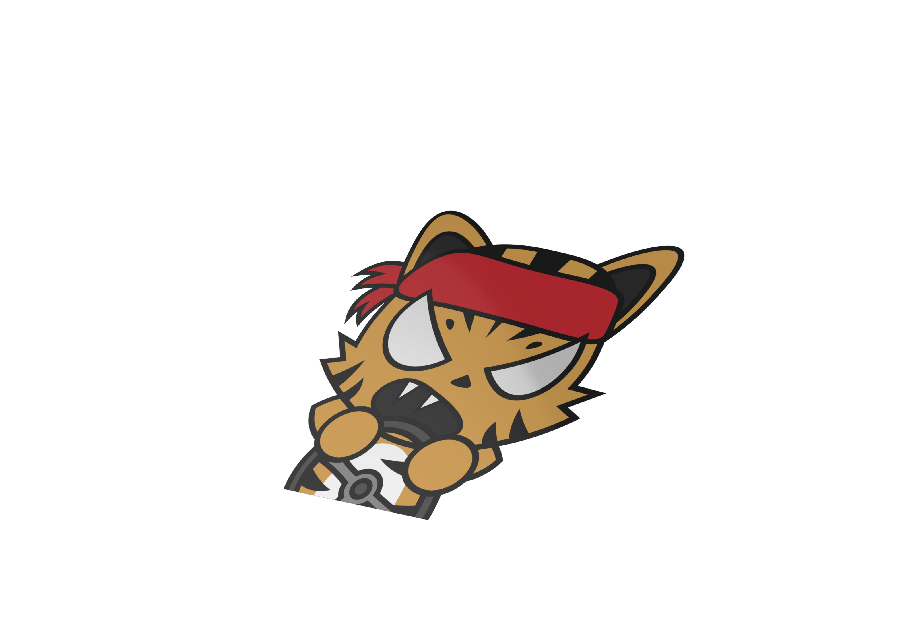 Tora Take The Wheel Decal