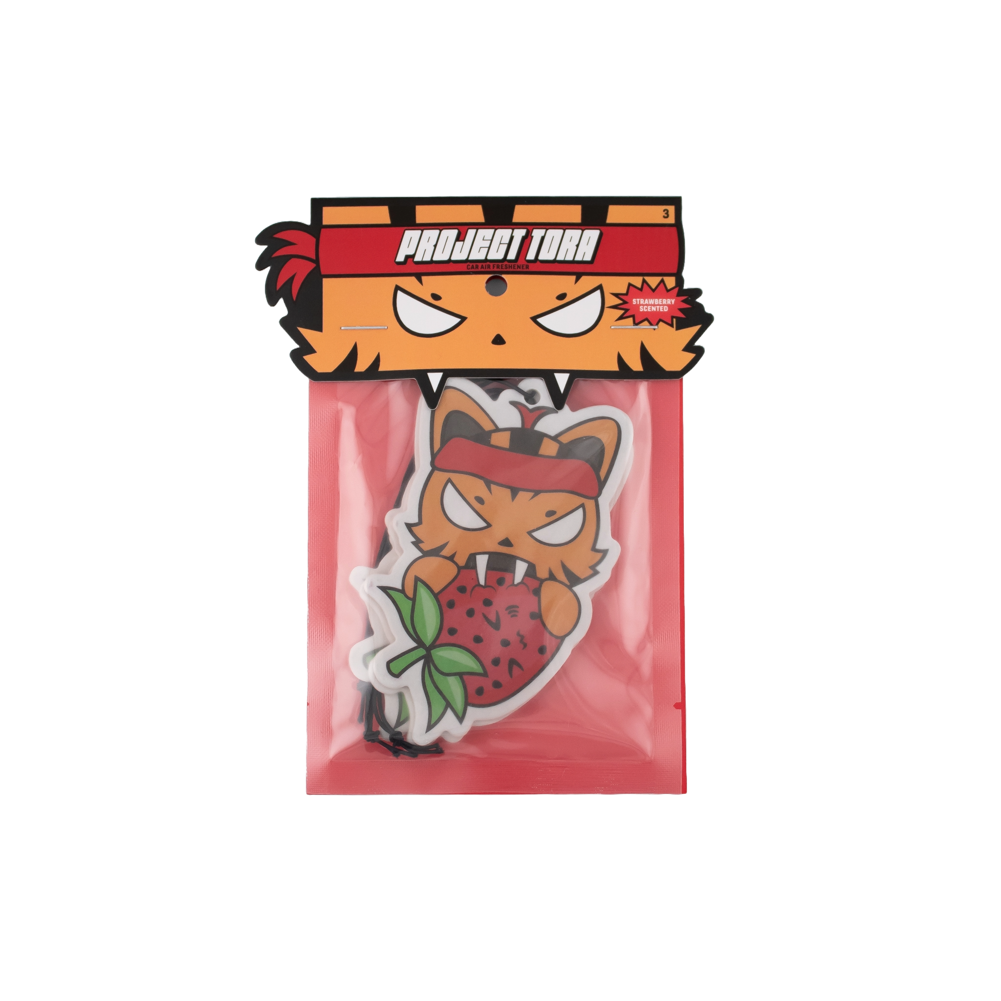 Tora Strawberry Car Freshener 3 Pack